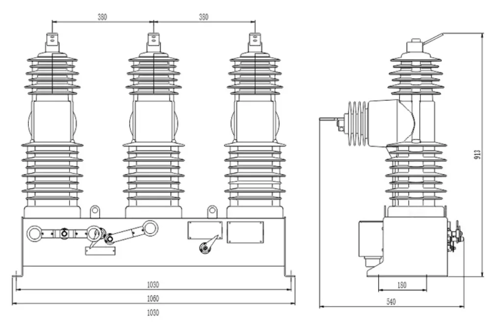 24kV Pole Mounted High Voltage Circuit Breaker